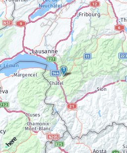 Switzerland on map