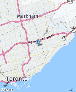 Canada on map