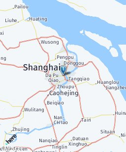 China on map