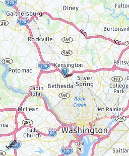 USA on map