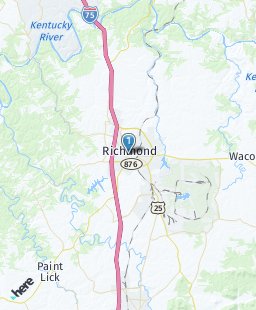 USA on map