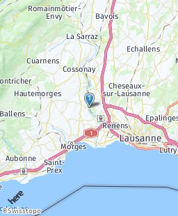 Switzerland on map