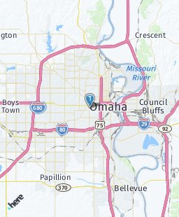 USA on map