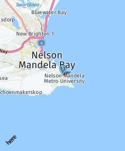 South Africa on map