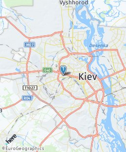 Ukraine on map
