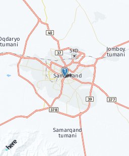 Uzbekistan on map