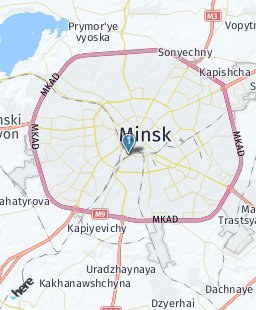 Belarus on map