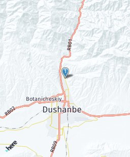 Tajikistan on map