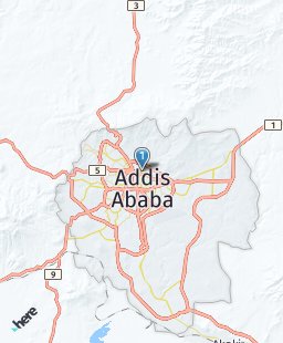 Ethiopia on map