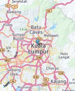 Malaysia on map