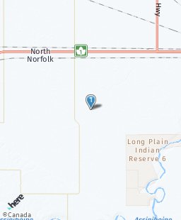 Canada on map