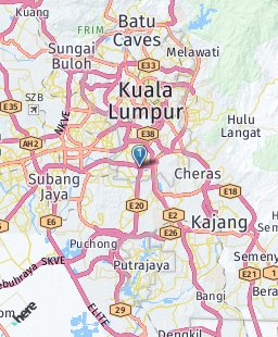 Malaysia on map