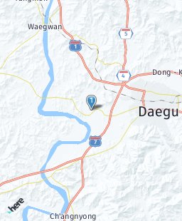 South Korea on map