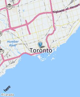 Canada on map