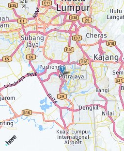 Malaysia on map
