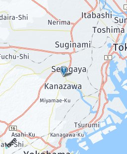 Japan on map