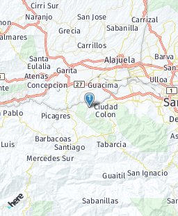 Costa Rica on map