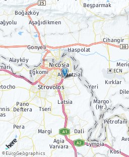 Cyprus on map