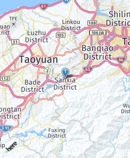Taiwan on map