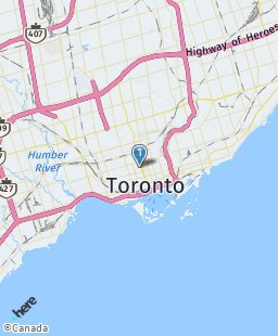 Canada on map