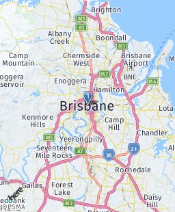 Australia on map