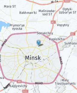 Belarus on map