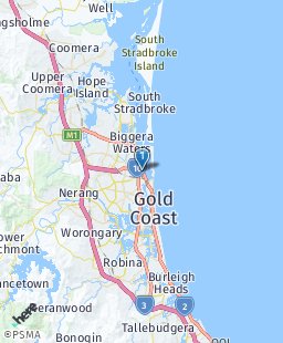 Australia on map