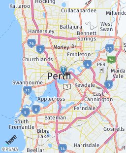 Australia on map