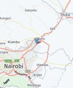 Kenya on map
