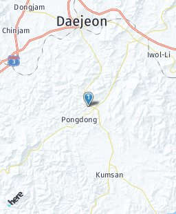 South Korea on map