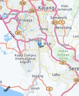 Malaysia on map