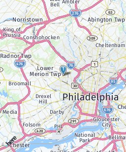 USA on map