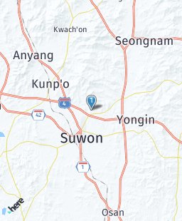 South Korea on map