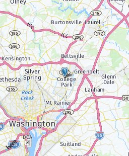 USA on map
