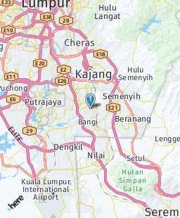 Malaysia on map