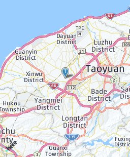 Taiwan on map