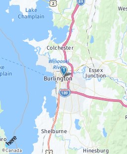 USA on map