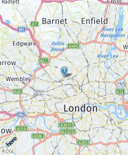 United Kingdom on map