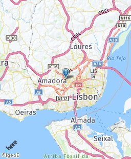 Portugal on map