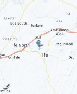 Nigeria on map