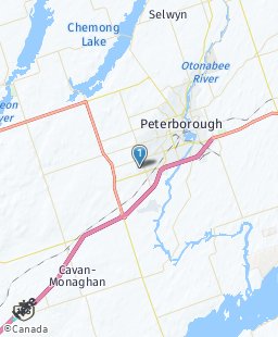 Canada on map
