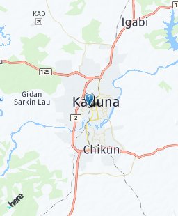 Nigeria on map