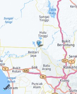 Malaysia on map