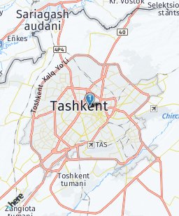 Uzbekistan on map