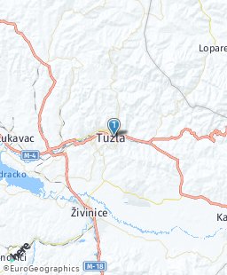 Bosnia and Herzegovina on map