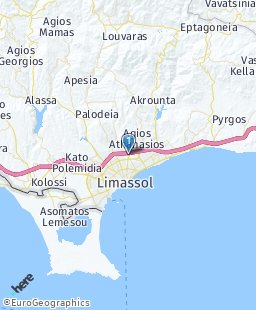 Cyprus on map