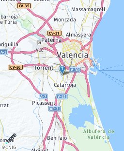 Spain on map