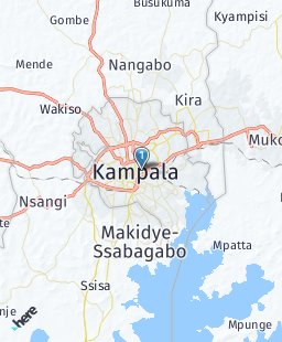Uganda on map