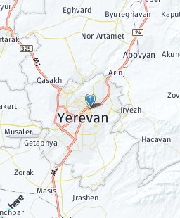 Armenia on map