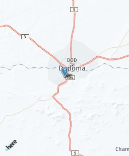 Tanzania on map